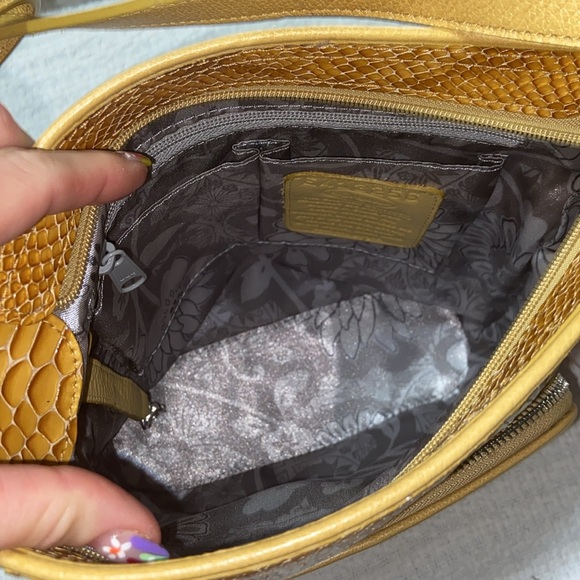 Like new Brighton Snake-Embossed Crossbody Bag - Picture 9 of 15